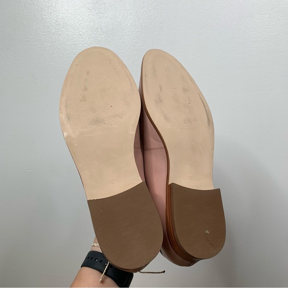 Talbots Shoes Women’s 10 Pink Genuine Leather Slip On Loafer Tassel - Picture 8 of 9